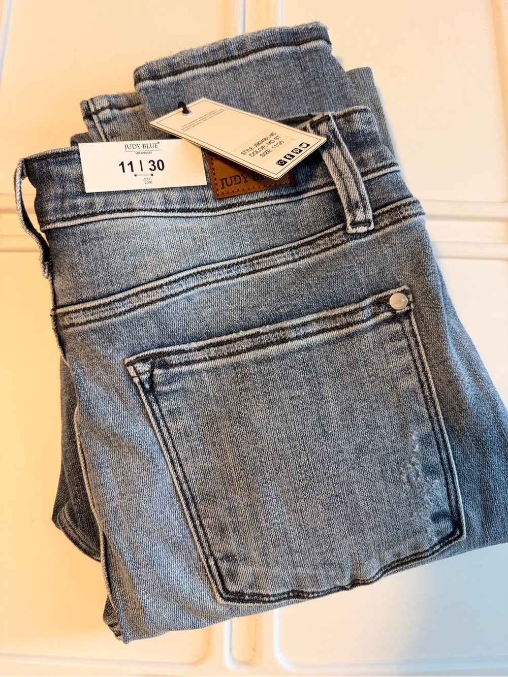 Judy Blue Faded Light Blue High-Rise Jeans